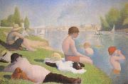 Georges Seurat Bathers at Asnieres oil on canvas